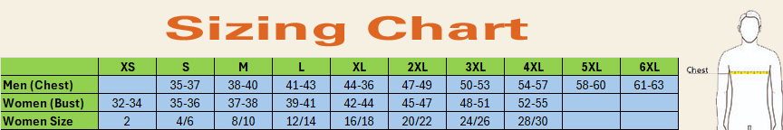 Sizing Chart